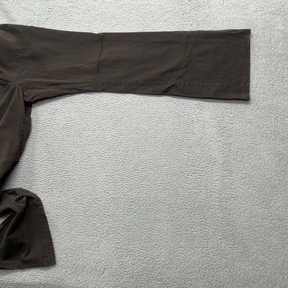 Body By Victoria Pants Womens Size 12  32X33 Chico Straight Brown - Picture 6 of 10